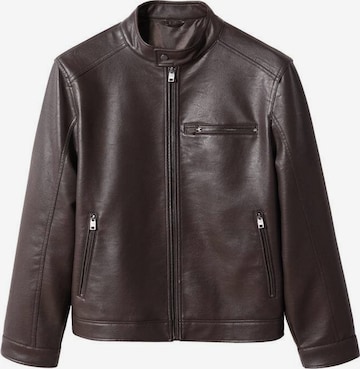 Veste mi-saison 'brake' MANGO MAN en marron : devant