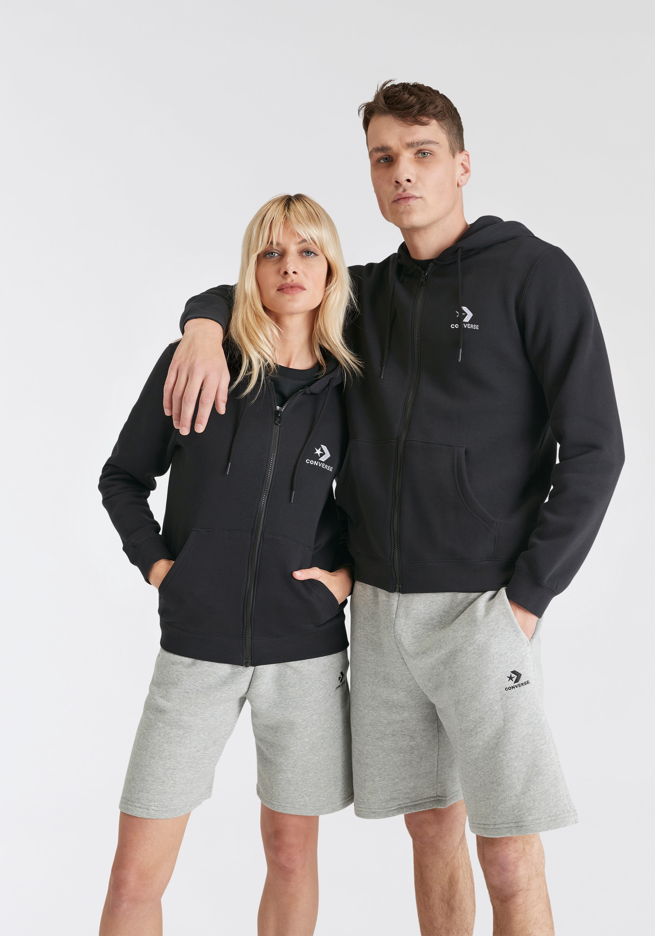 Converse best sale sweat jacket