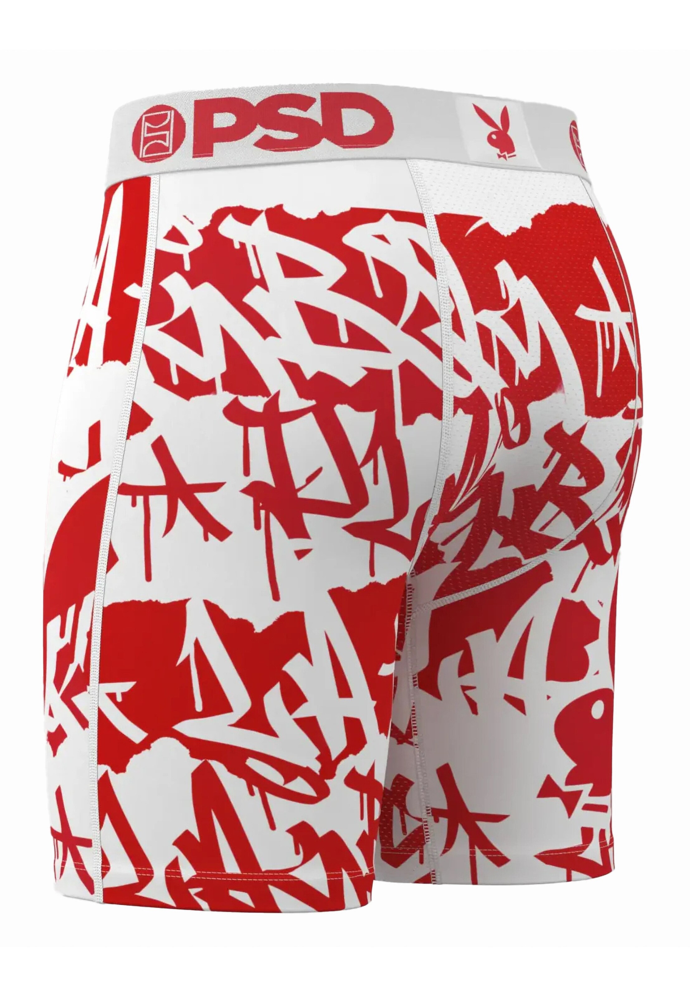 PSD Boxer shorts 'Playboy Red Tags' in White