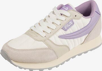 FILA - Sapatilhas baixas 'Orbit' em branco: frente