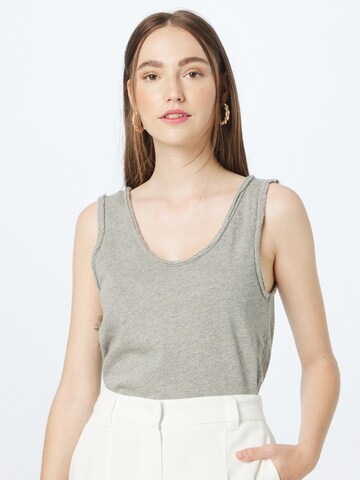 AMERICAN VINTAGE Top 'DEBARDEUR' in Grey: front