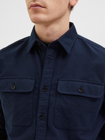 Regular fit Camicia 'ROLF' di SELECTED HOMME in blu