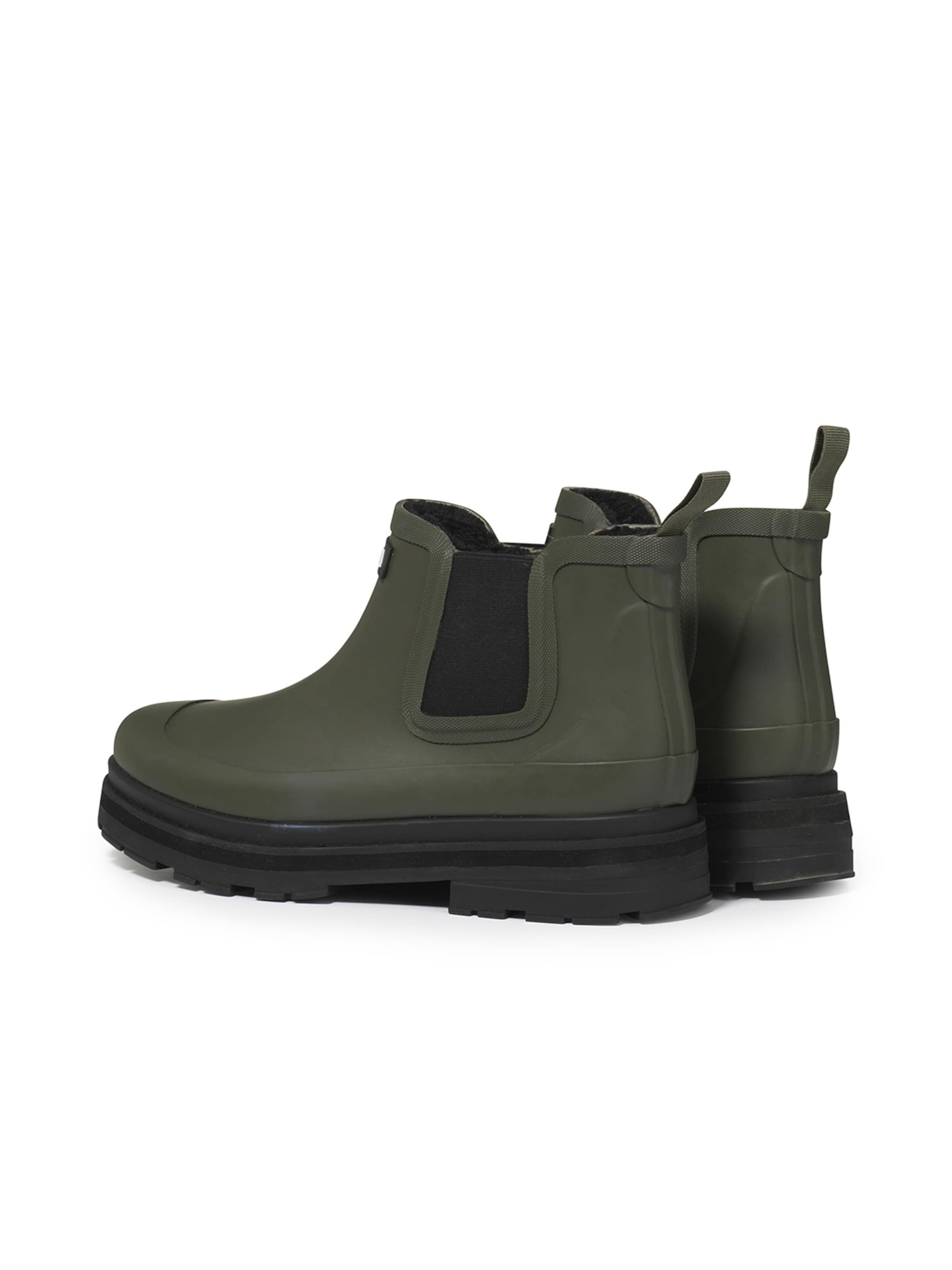 AIGLE Rubber Boots 'Soft Rain' in Green: back