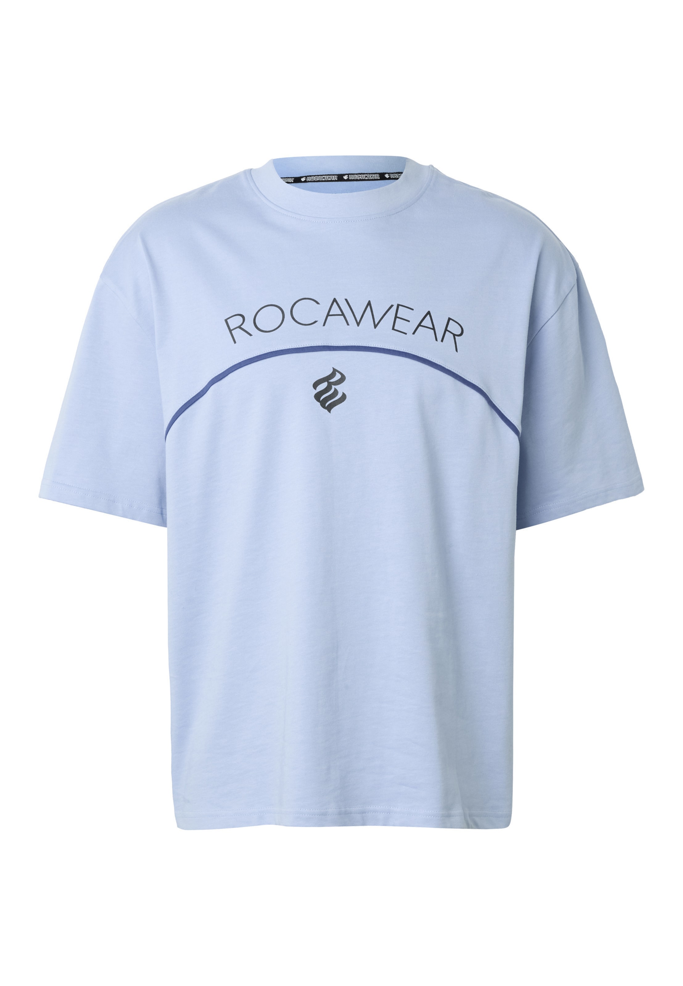 Maglietta 'Arch' ROCAWEAR di colore blu / blu chiaro / nero, Visualizzazione prodotti