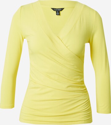 T-shirt 'ALAYJA' Lauren Ralph Lauren en jaune : devant