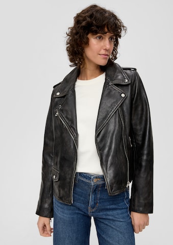 s.Oliver Between-Season Jacket in Black: front