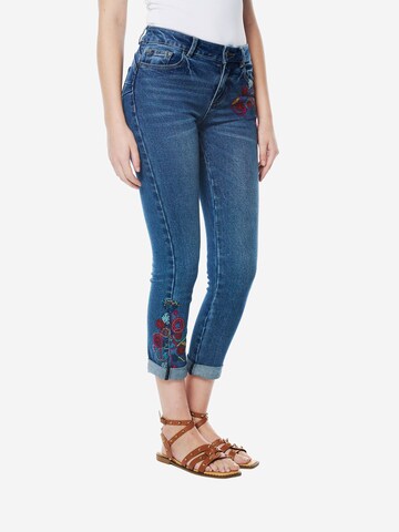 Skinny Jean KOROSHI en bleu