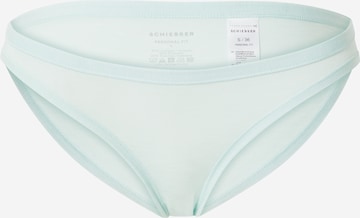 Slip di SCHIESSER in verde: frontale