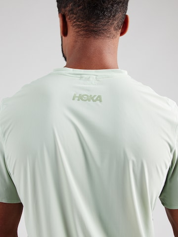 Hoka One One Functioneel shirt 'AIROLITE' in Groen