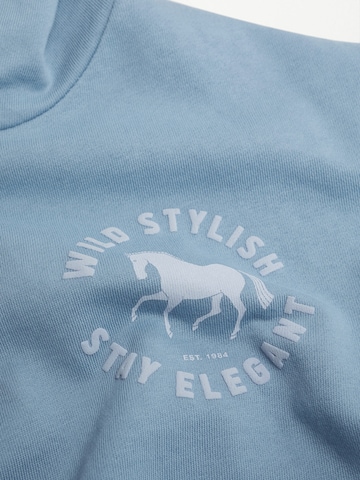 MANGO KIDS Sweatshirt 'Elegant' in Blau