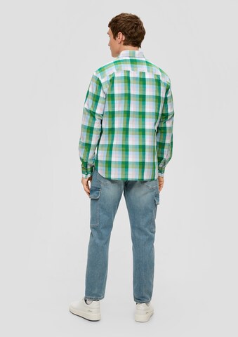 s.Oliver - Ajuste regular Camisa en verde