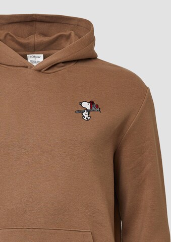 s.Oliver Sweatshirt in Brown