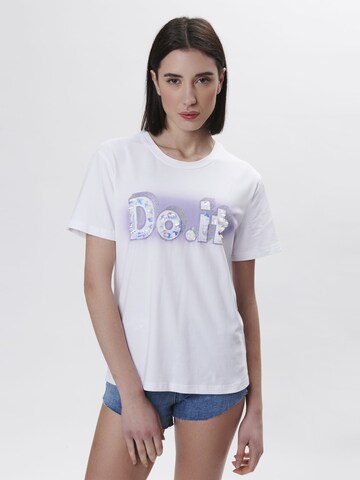 T-shirt 'Do-It' Influencer en blanc : devant