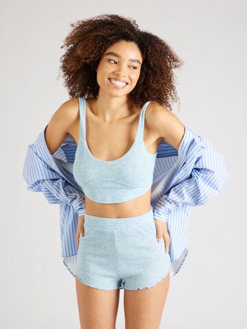 Boux Avenue - Calças de pijama 'LEILA' em azul