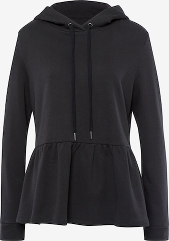 juoda heine Megztinis be užsegimo: priekis