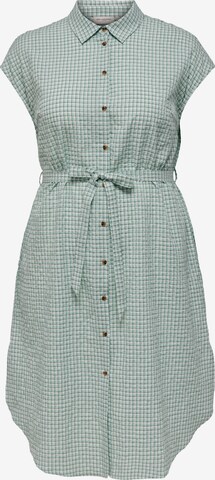 ONLY Carmakoma Shirt Dress 'ANIMA' in Green: front