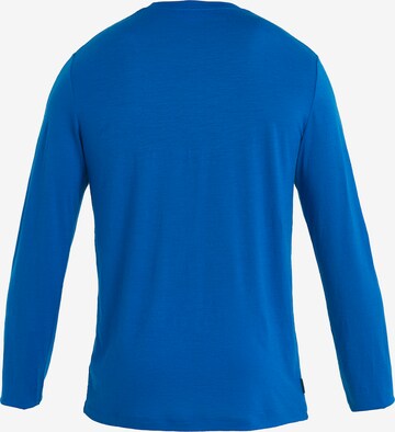 ICEBREAKER Toiminnallinen paita 'Tech Lite II Skiing Yeti' värissä sininen