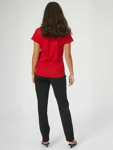 TEESHOPPEN - Top ' Basic ' em vermelho
