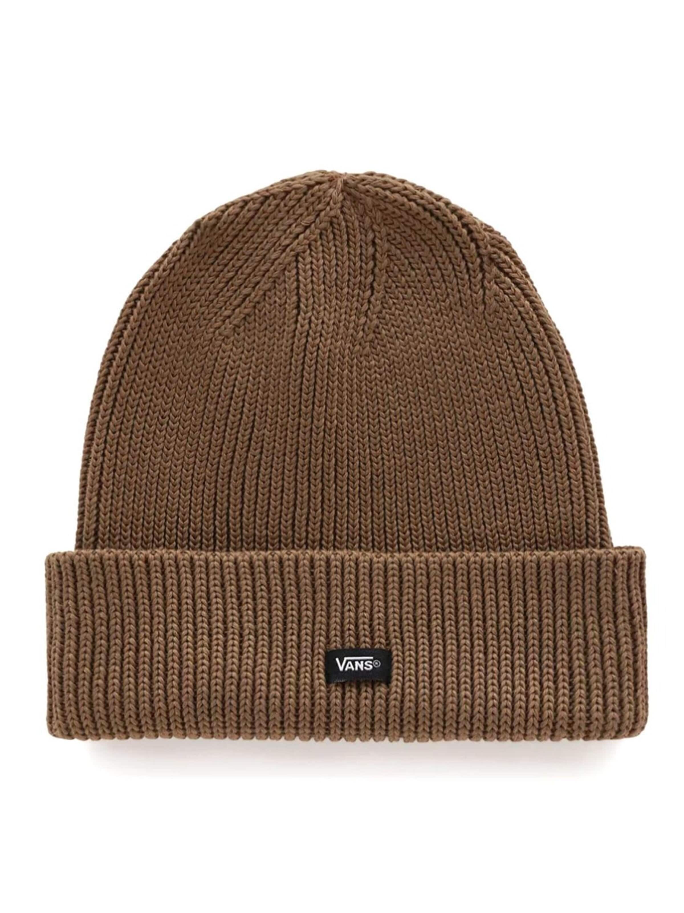VANS Hue 'Post Shallow Cuff Beanie Dirt Hat' i 54-64 i brun, Produktvisning