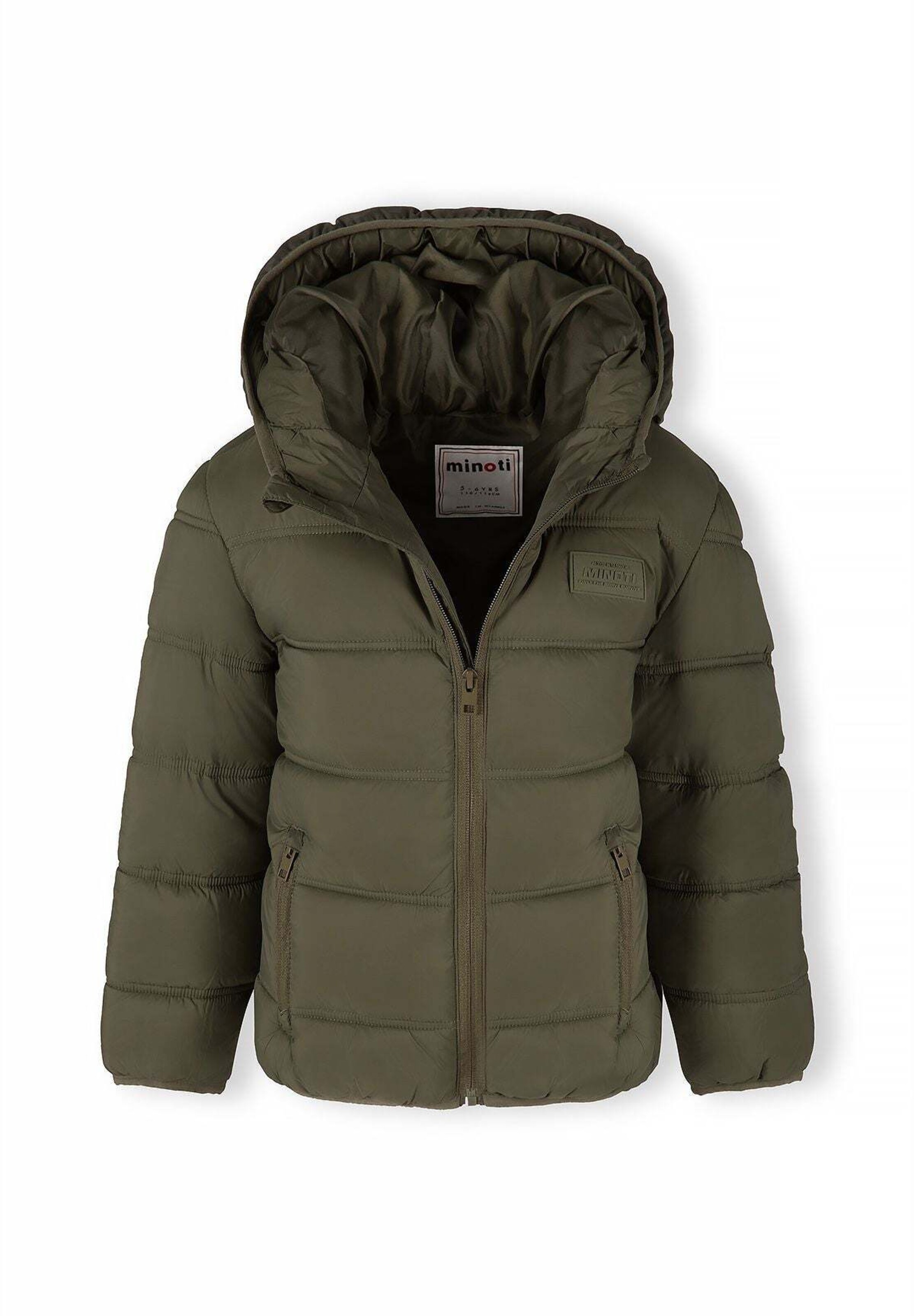 MINOTI Winterjas in Groen: voorkant