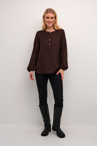 Kaffe Blouse 'KA Ellen' in Bruin