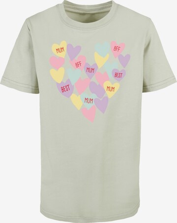 ABSOLUTE CULT Shirt 'Mother's Day - Candy Hearts' in Grijs: voorkant