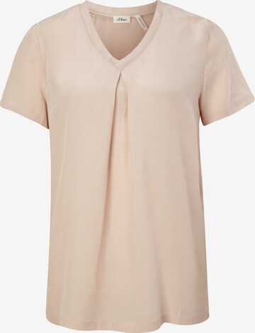 s.Oliver BLACK LABEL Blouse in Beige: front