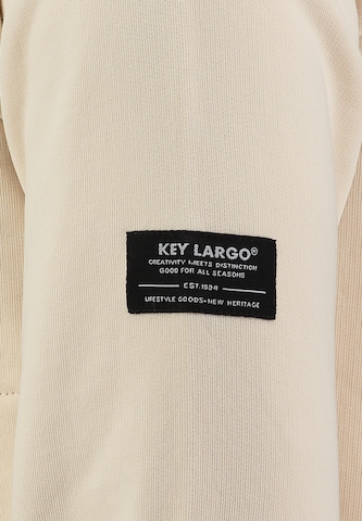 Key Largo Sweatshirt 'Final' in Beige