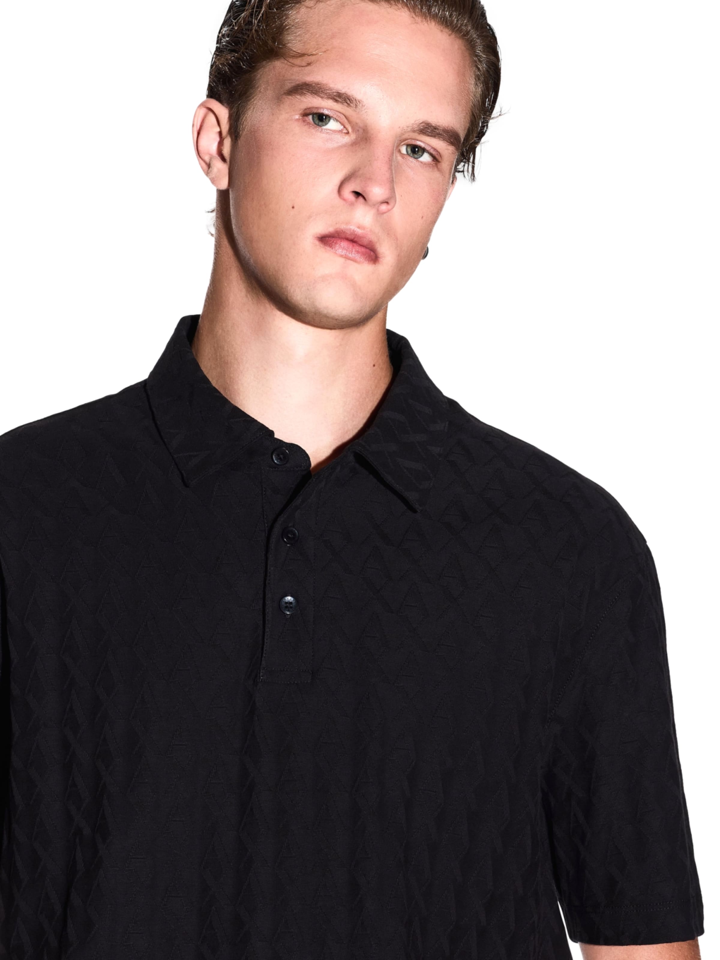 ARMANI EXCHANGE Shirt in Black