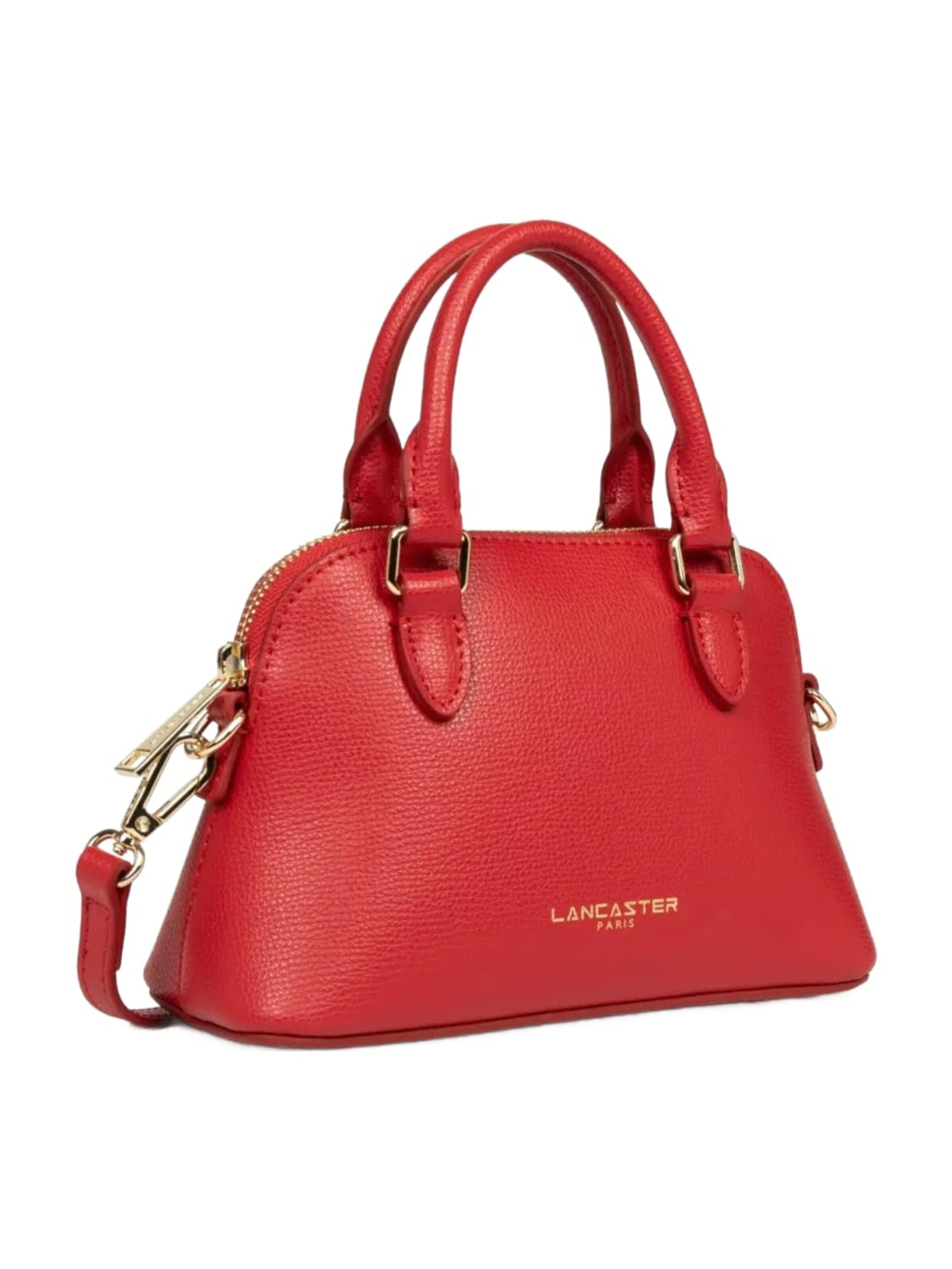 Sacs à main 'Lancaster Sac demi lune Zippé S Sierra Jia Rouge' LANCASTER Paris en rouge