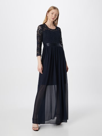 APART - Vestido de noche en azul: frente