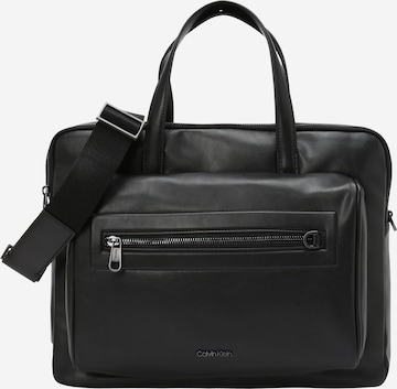 Calvin Klein Torba na laptopa w kolorze czarny: przód