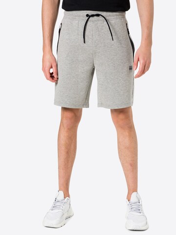 Superdry Regular Workout Pants in Grey: front