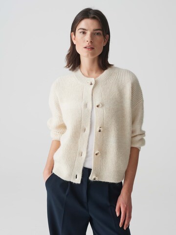 OPUS Knit cardigan 'Damila' in Beige: front