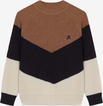 Scalpers Sweater in Brown: front