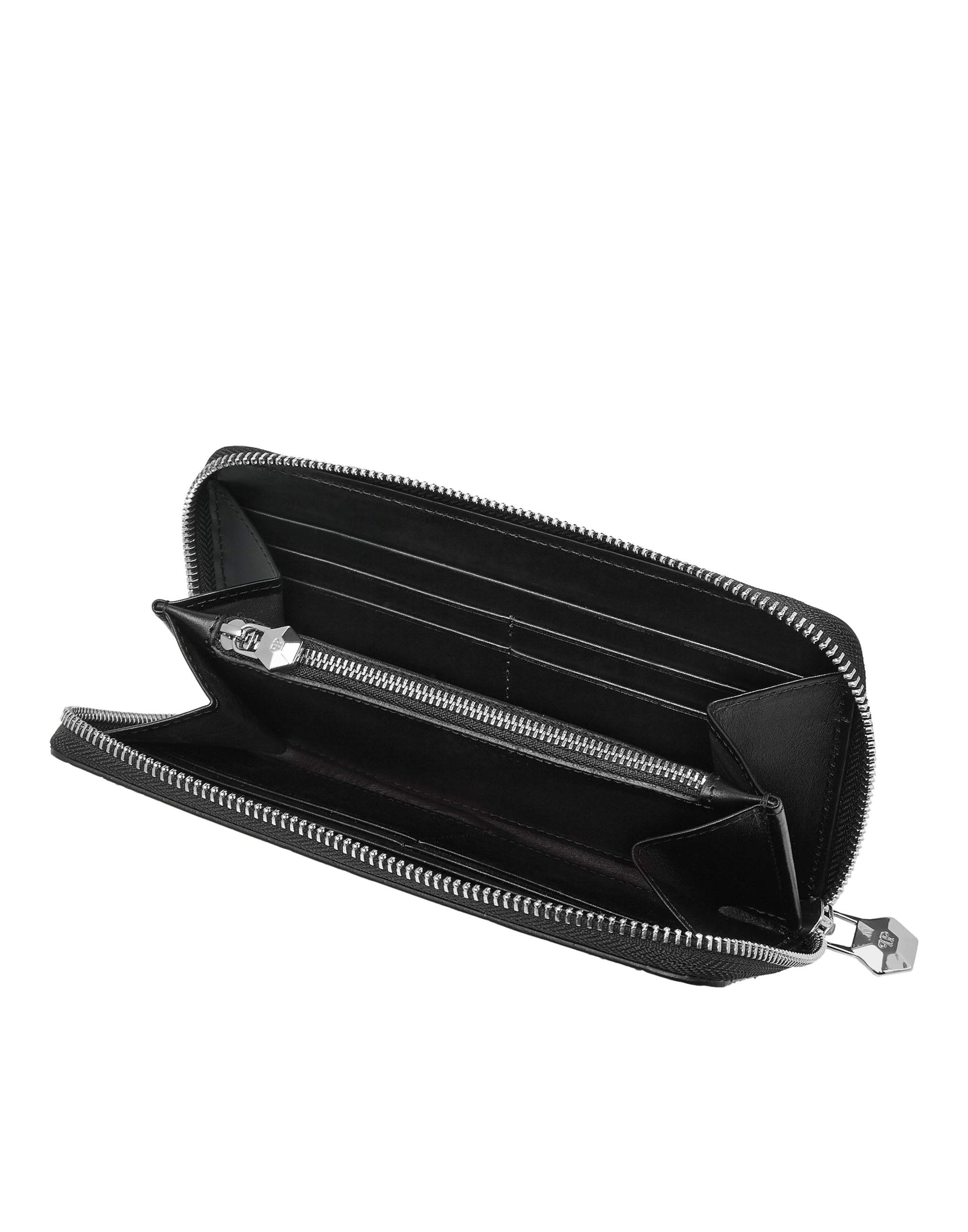 Portamonete di Philipp Plein in nero