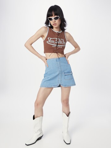 Von Dutch Originals Top 'SUNNY' in Brown