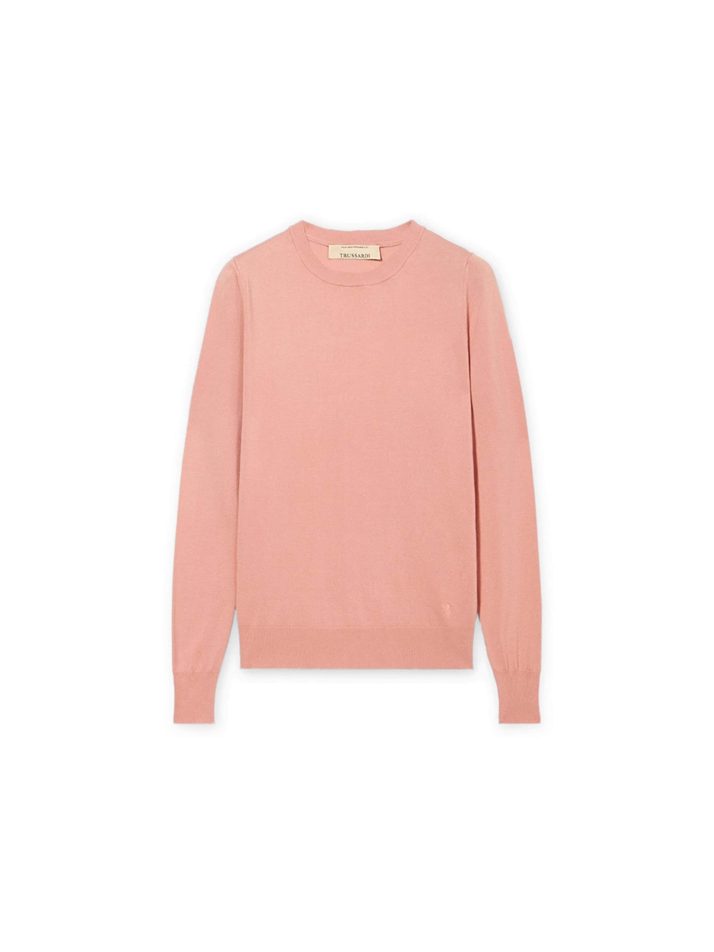 Trussardi - Jersey en rosa: frente