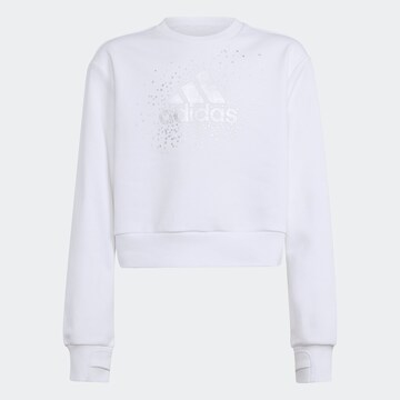Sweat-shirt ADIDAS SPORTSWEAR en blanc : devant
