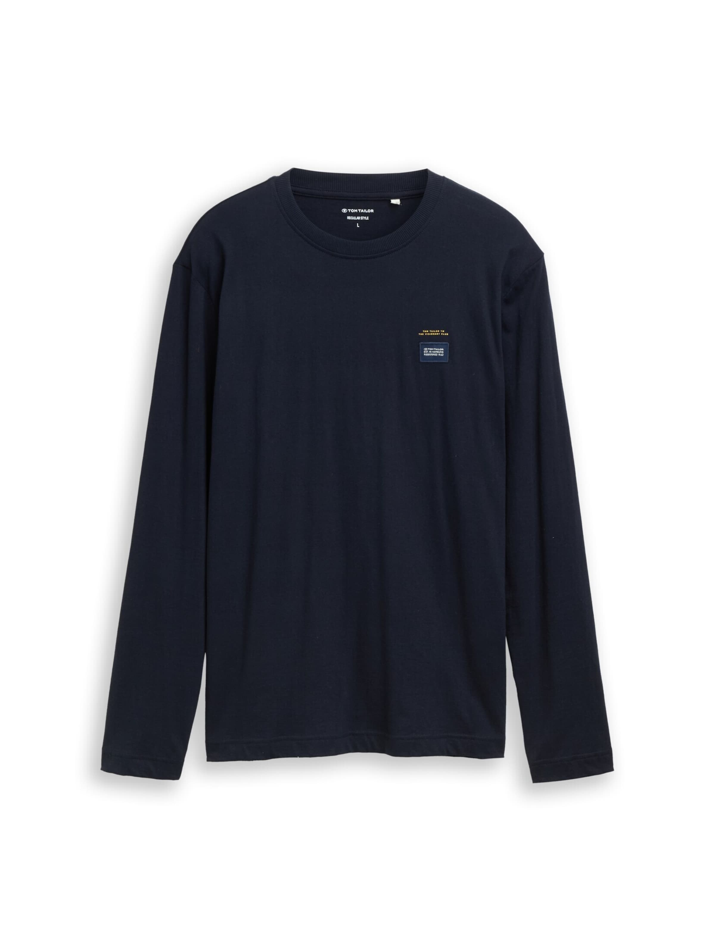 TOM TAILOR Shirt in Blauw: voorkant