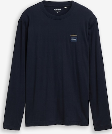 TOM TAILOR Shirt in Blauw: voorkant