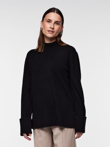 Y.A.S Sweater 'Emilie' in Black: front