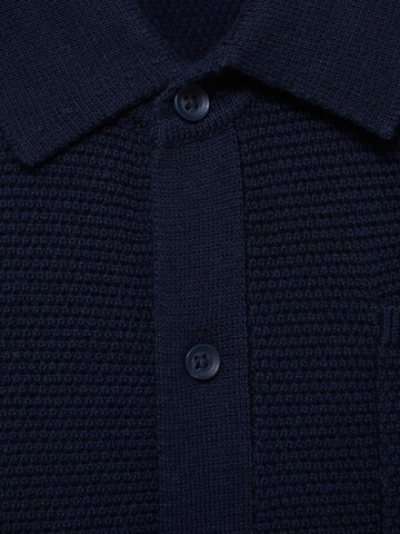 MANGO KIDS Knit cardigan 'JOHN' in Blue