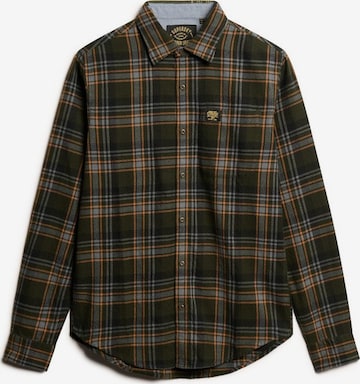 Superdry Overhemd in Groen: voorkant