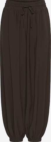 Kaffe Barrel Trousers 'KAAlberta' in Brown: front