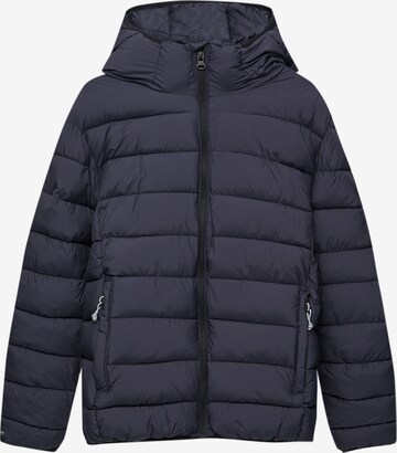 Pull&Bear Between-Season Jacket in Blue: front