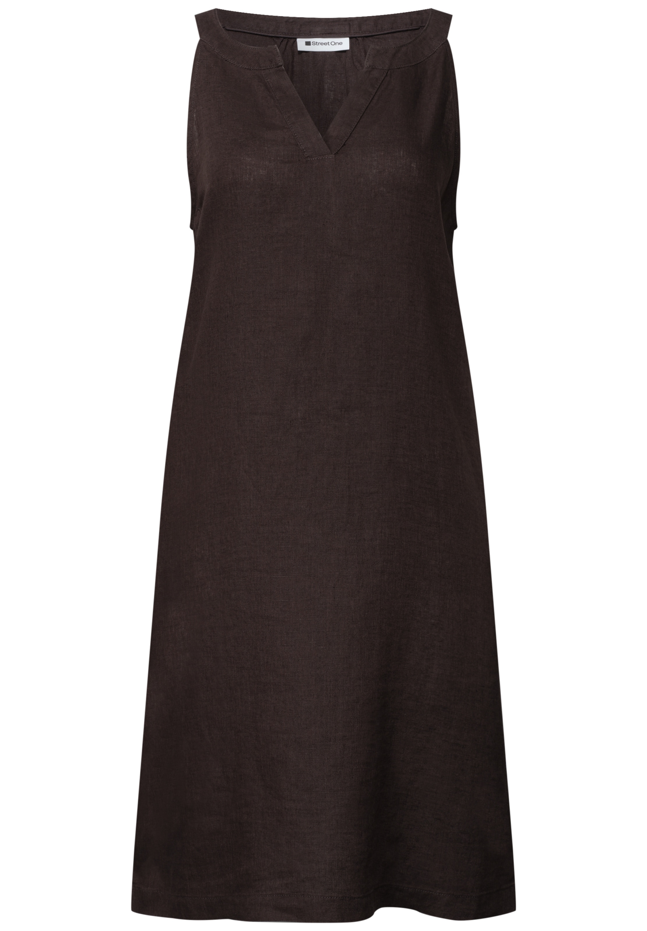 STREET ONE Kleid in Braun: Vorderseite