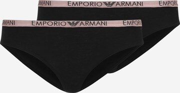 Emporio Armani Kalhotky – černá: přední strana