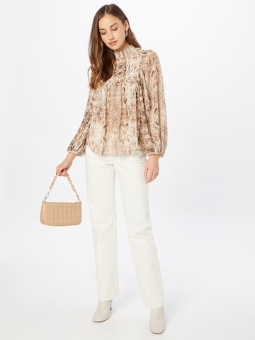 Bardot Blouse in Brown