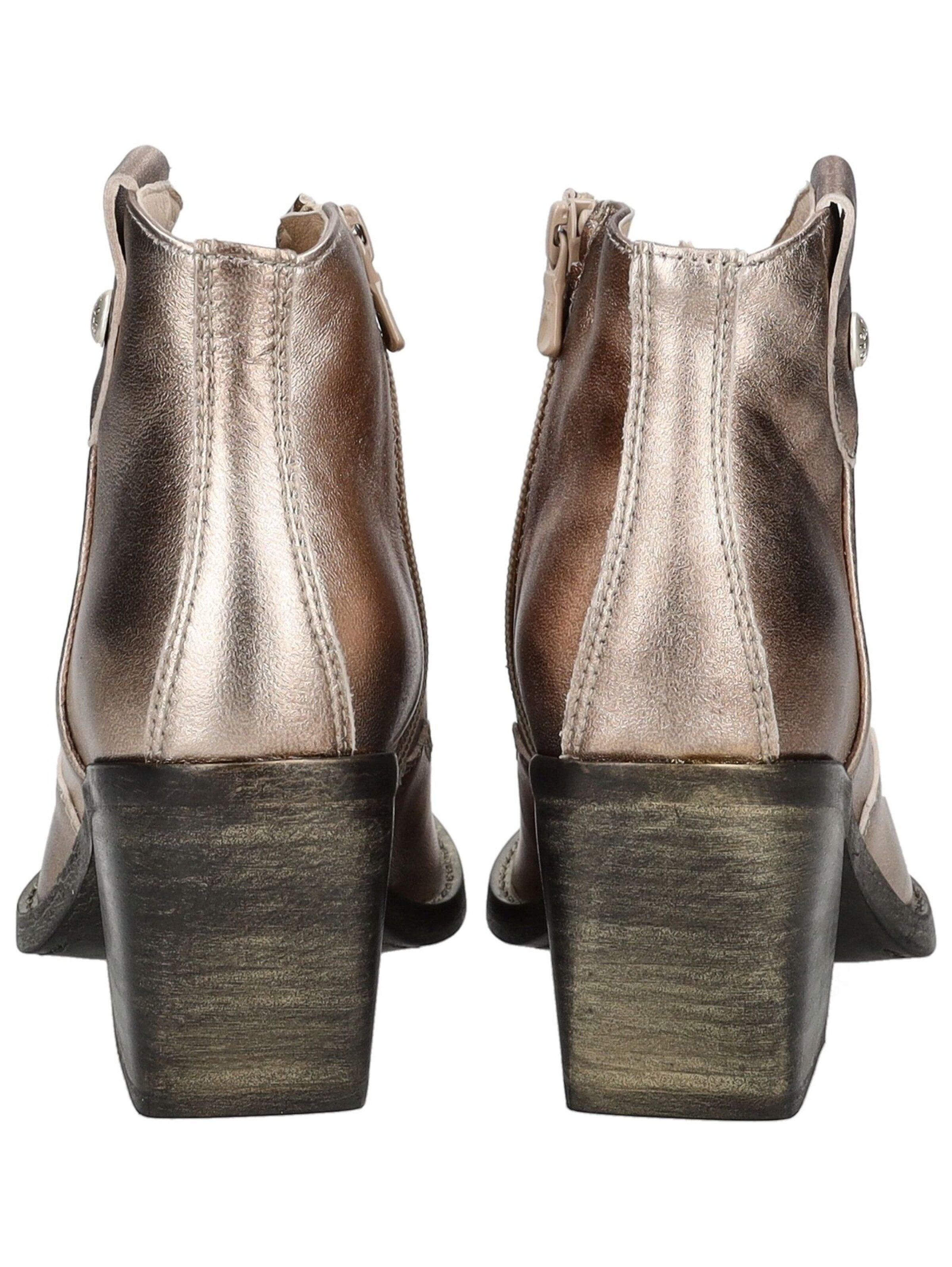 Nero Giardini Ankle Boots in Gold